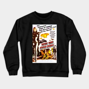 Classic Science Fiction Movie Poster - Devil Girl from Mars Crewneck Sweatshirt